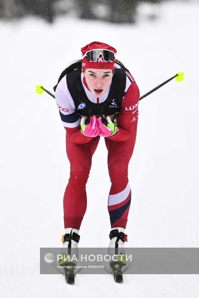 Лыжные гонки. Финал Кубка России. Женщины. Гонка преследования 