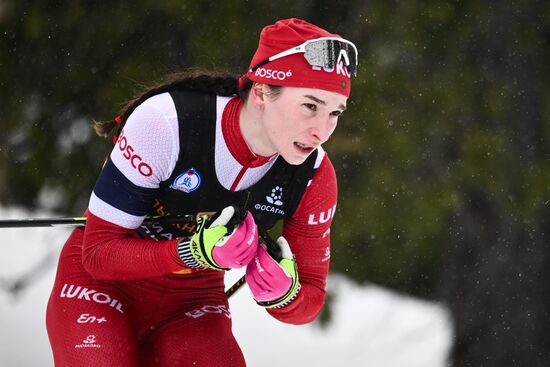 Лыжные гонки. Финал Кубка России. Женщины. Гонка преследования 