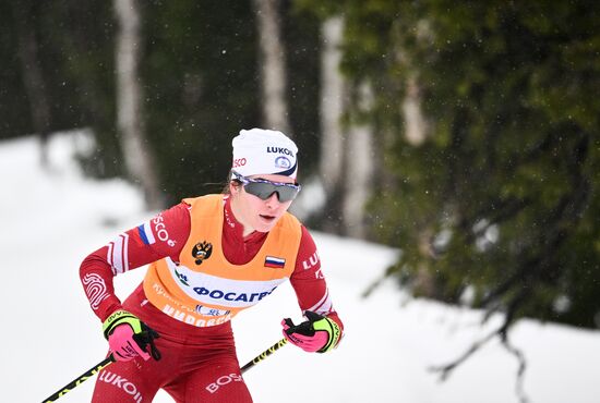 Лыжные гонки. Финал Кубка России. Женщины. Гонка преследования 