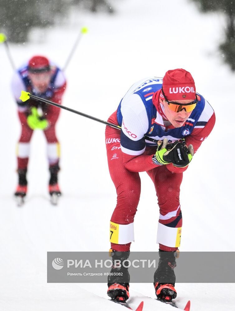 Лыжные гонки. Финал Кубка России. Мужчины. Гонка преследования