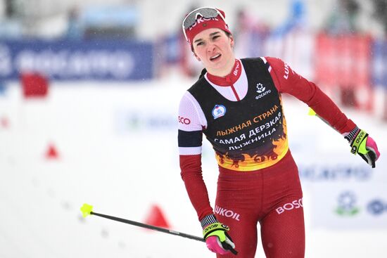 Лыжные гонки. Финал Кубка России. Женщины. Гонка преследования 