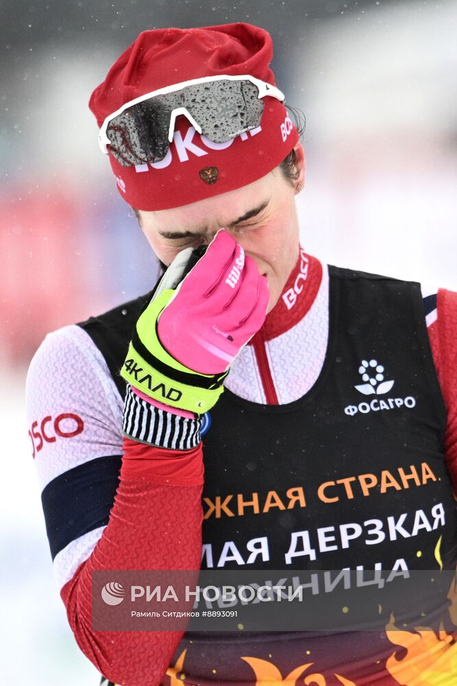 Лыжные гонки. Финал Кубка России. Женщины. Гонка преследования 