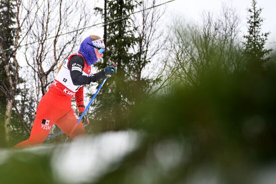 Лыжные гонки. Финал Кубка России. Женщины. Гонка преследования 