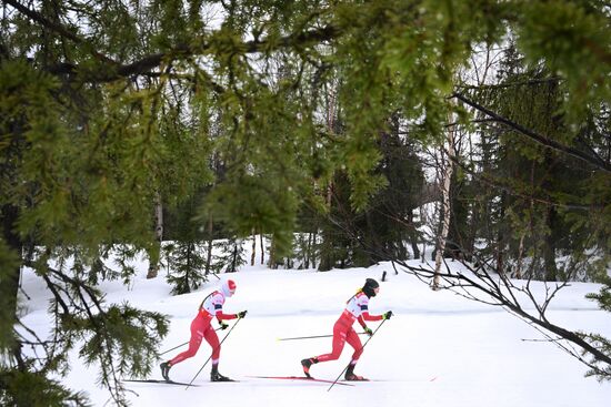 Лыжные гонки. Финал Кубка России. Женщины. Гонка преследования 
