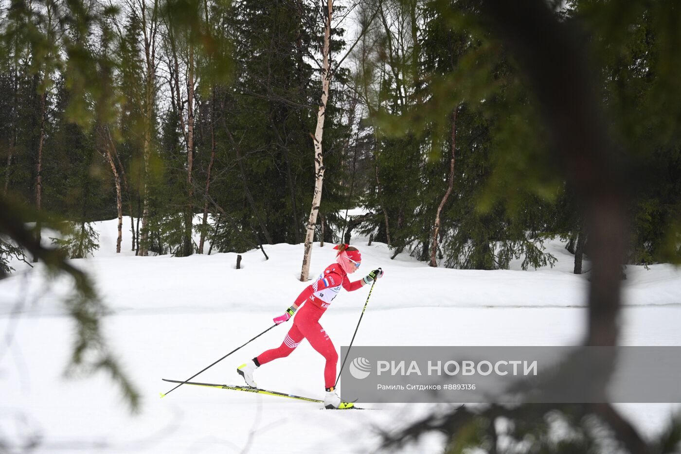 Лыжные гонки. Финал Кубка России. Женщины. Гонка преследования 