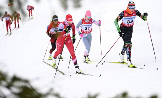Лыжные гонки. Финал Кубка России. Женщины. Гонка преследования 