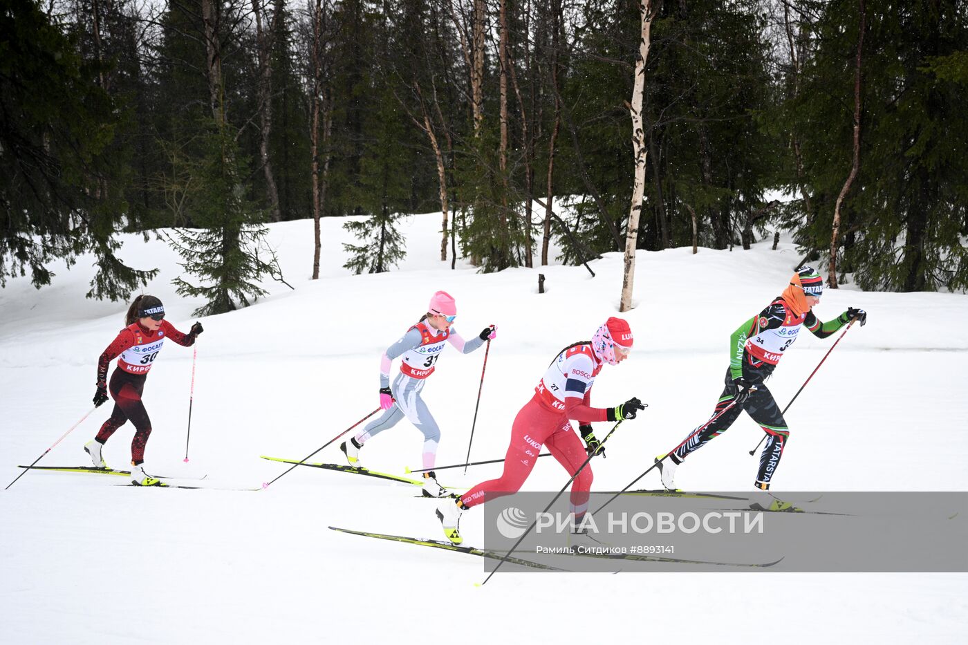 Лыжные гонки. Финал Кубка России. Женщины. Гонка преследования 