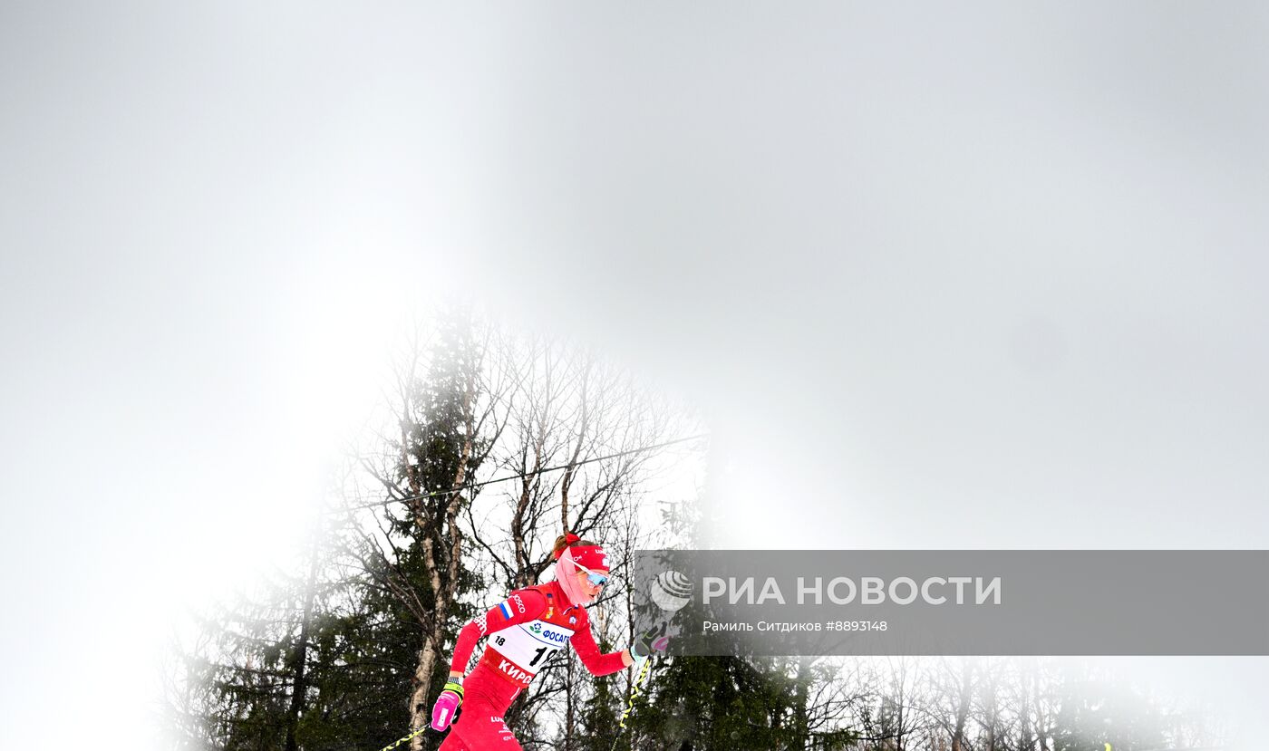 Лыжные гонки. Финал Кубка России. Женщины. Гонка преследования 