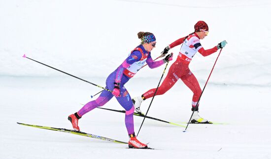 Лыжные гонки. Финал Кубка России. Женщины. Гонка преследования 