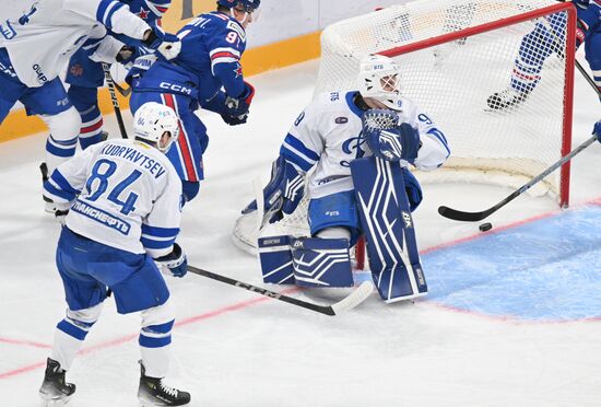 Хоккей. КХЛ. Матч СКА - "Динамо М"