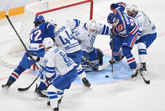 Хоккей. КХЛ. Матч СКА - "Динамо М"