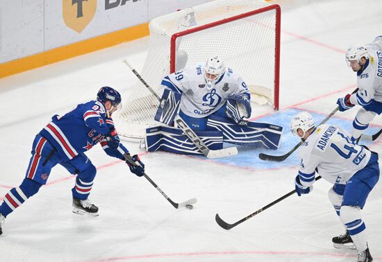 Хоккей. КХЛ. Матч СКА - "Динамо М"