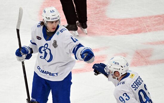 Хоккей. КХЛ. Матч СКА - "Динамо М"