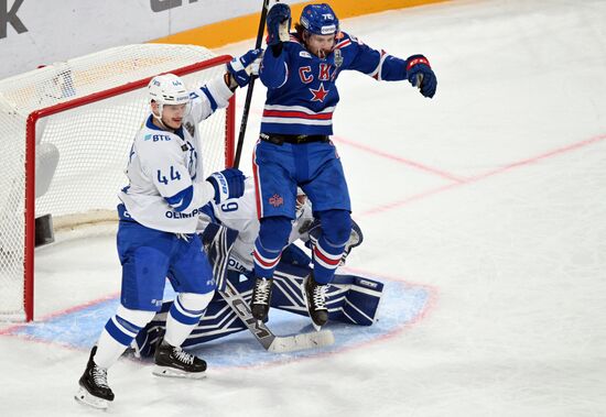 Хоккей. КХЛ. Матч СКА - "Динамо М"