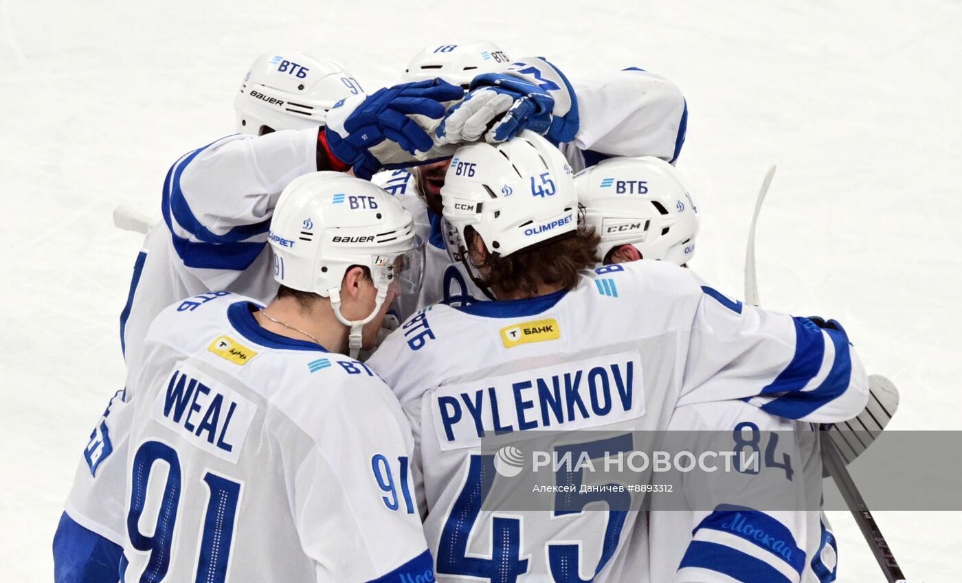 Хоккей. КХЛ. Матч СКА - "Динамо М"