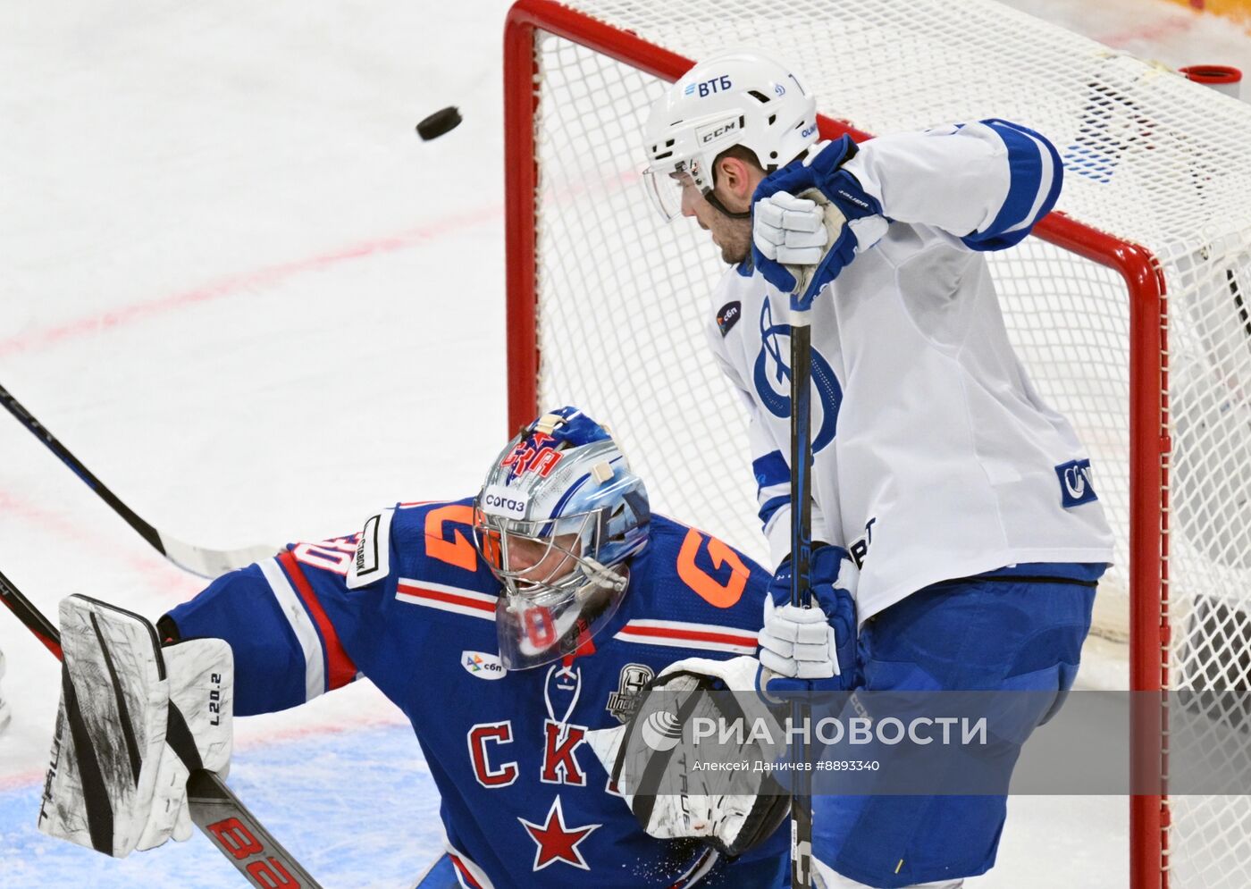 Хоккей. КХЛ. Матч СКА - "Динамо М"