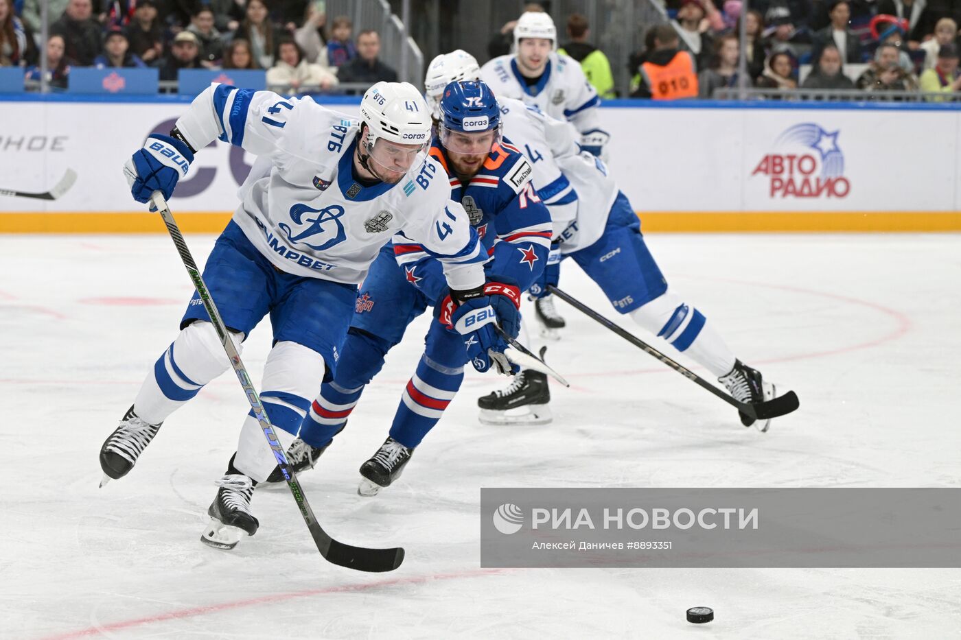 Хоккей. КХЛ. Матч СКА - "Динамо М"
