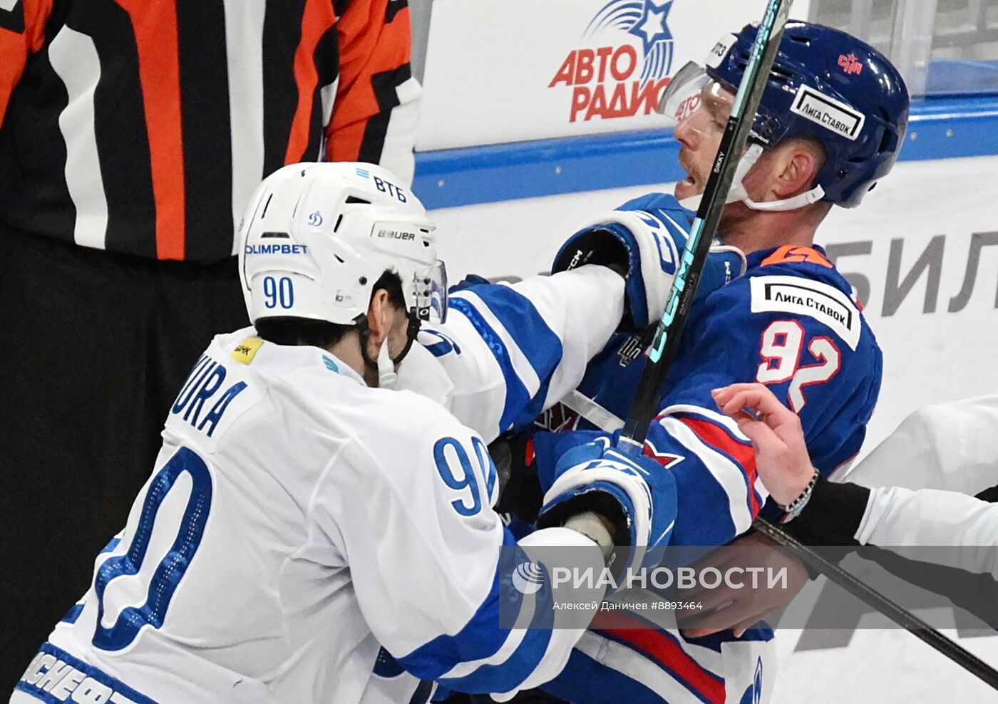 Хоккей. КХЛ. Матч СКА - "Динамо М"