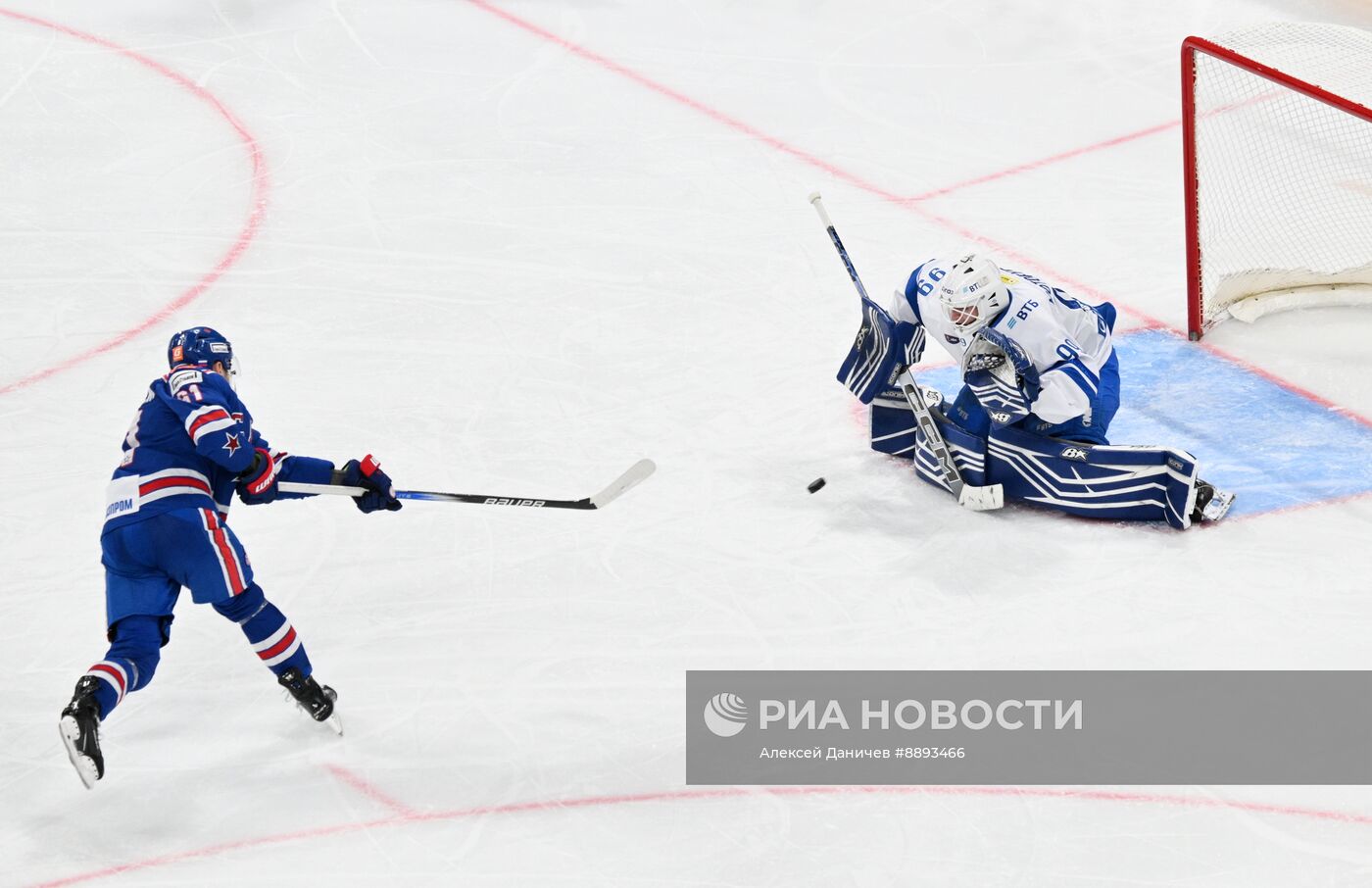 Хоккей. КХЛ. Матч СКА - "Динамо М"