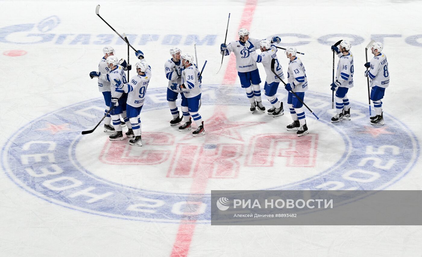 Хоккей. КХЛ. Матч СКА - "Динамо М"