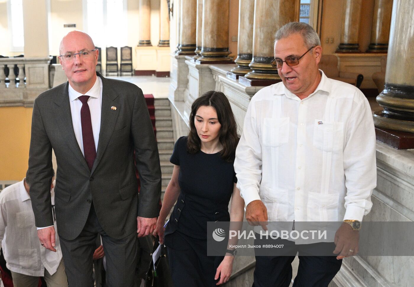 Визит заместителя председателя правительства РФ Д. Чернышенко на Кубу