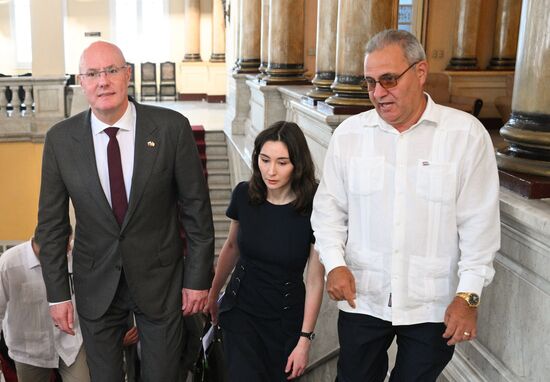 Визит заместителя председателя правительства РФ Д. Чернышенко на Кубу