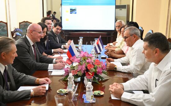 Визит заместителя председателя правительства РФ Д. Чернышенко на Кубу