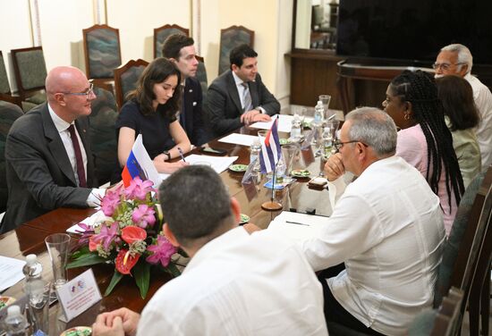 Визит заместителя председателя правительства РФ Д. Чернышенко на Кубу