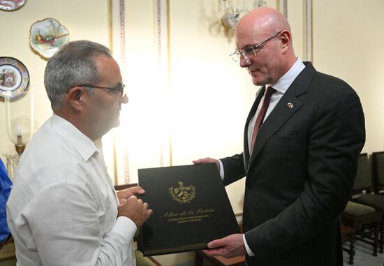 Визит заместителя председателя правительства РФ Д. Чернышенко на Кубу