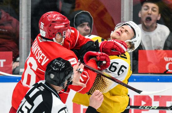 Хоккей. КХЛ. Матч "Спартак" - "Северсталь"