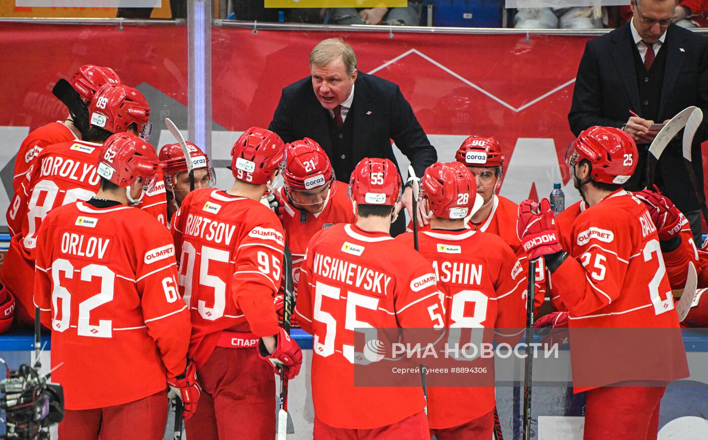 Хоккей. КХЛ. Матч "Спартак" - "Северсталь"