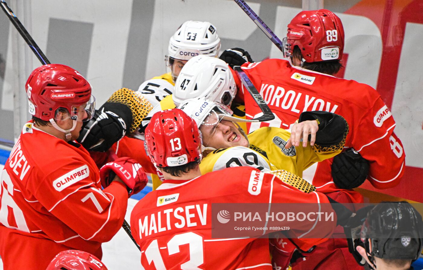 Хоккей. КХЛ. Матч "Спартак" - "Северсталь"