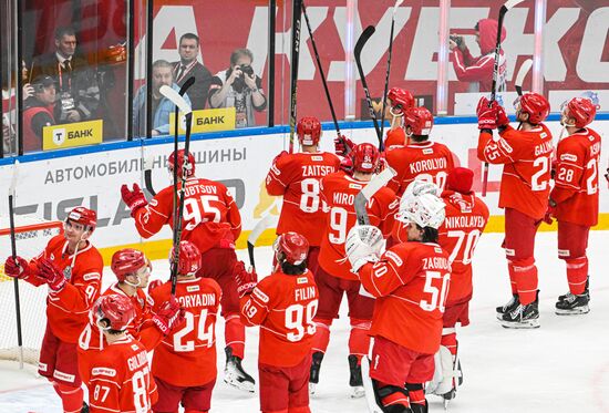 Хоккей. КХЛ. Матч "Спартак" - "Северсталь"