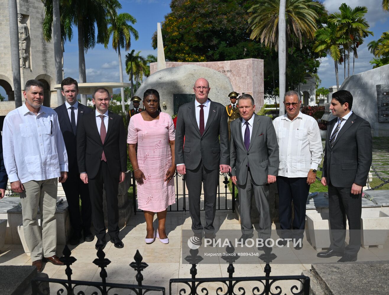 Визит заместителя председателя правительства РФ Д. Чернышенко на Кубу