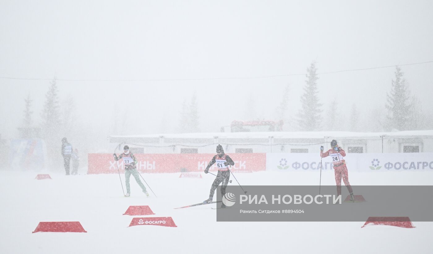 Лыжные гонки. Финал Кубка России. Женщины. Свободный стиль