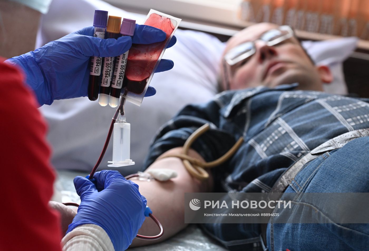 Акция "Донорство крови. Наследники Победы" в Запорожской области