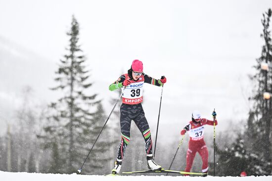 Лыжные гонки. Финал Кубка России. Женщины. Свободный стиль