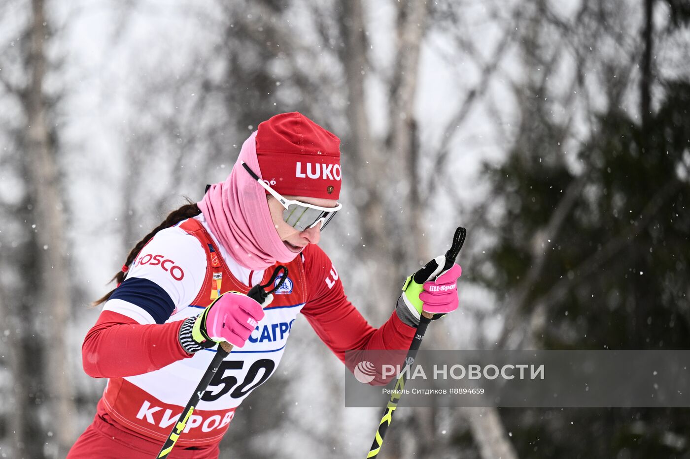 Лыжные гонки. Финал Кубка России. Женщины. Свободный стиль