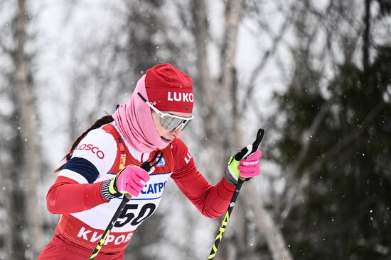 Лыжные гонки. Финал Кубка России. Женщины. Свободный стиль