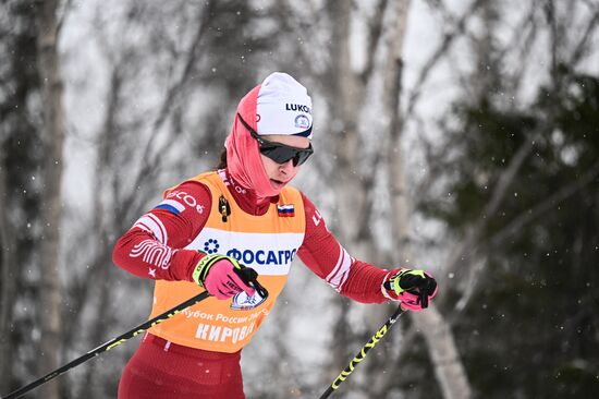Лыжные гонки. Финал Кубка России. Женщины. Свободный стиль