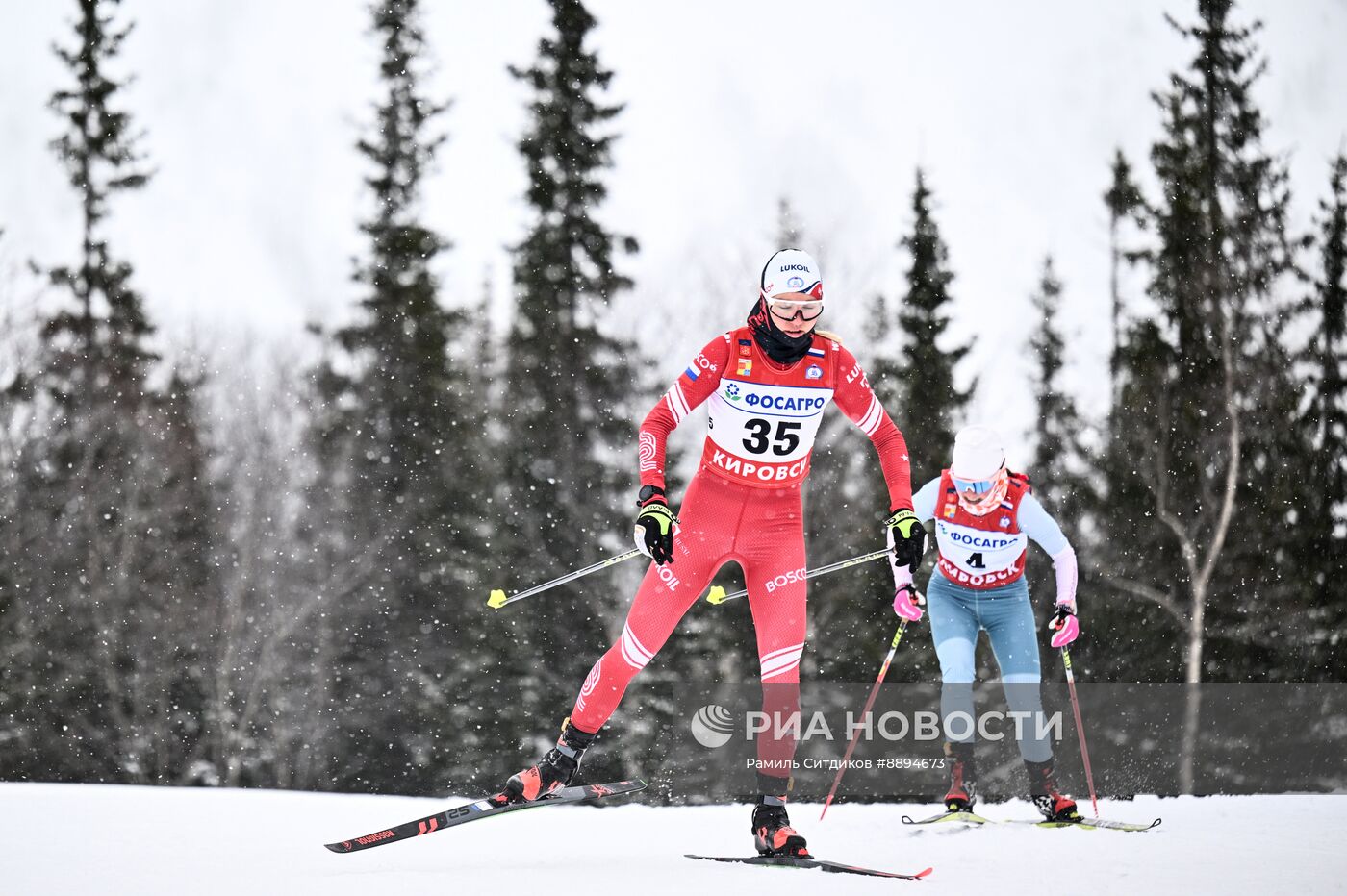 Лыжные гонки. Финал Кубка России. Женщины. Свободный стиль