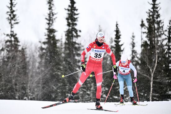Лыжные гонки. Финал Кубка России. Женщины. Свободный стиль