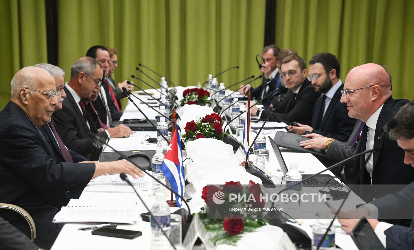 Визит заместителя председателя правительства РФ Д. Чернышенко на Кубу