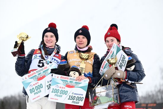 Лыжные гонки. Финал Кубка России. Женщины. Свободный стиль