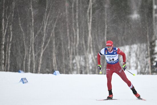 Лыжные гонки. Финал Кубка России. Мужчины. Свободный стиль 