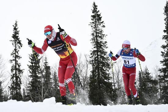 Лыжные гонки. Финал Кубка России. Мужчины. Свободный стиль 
