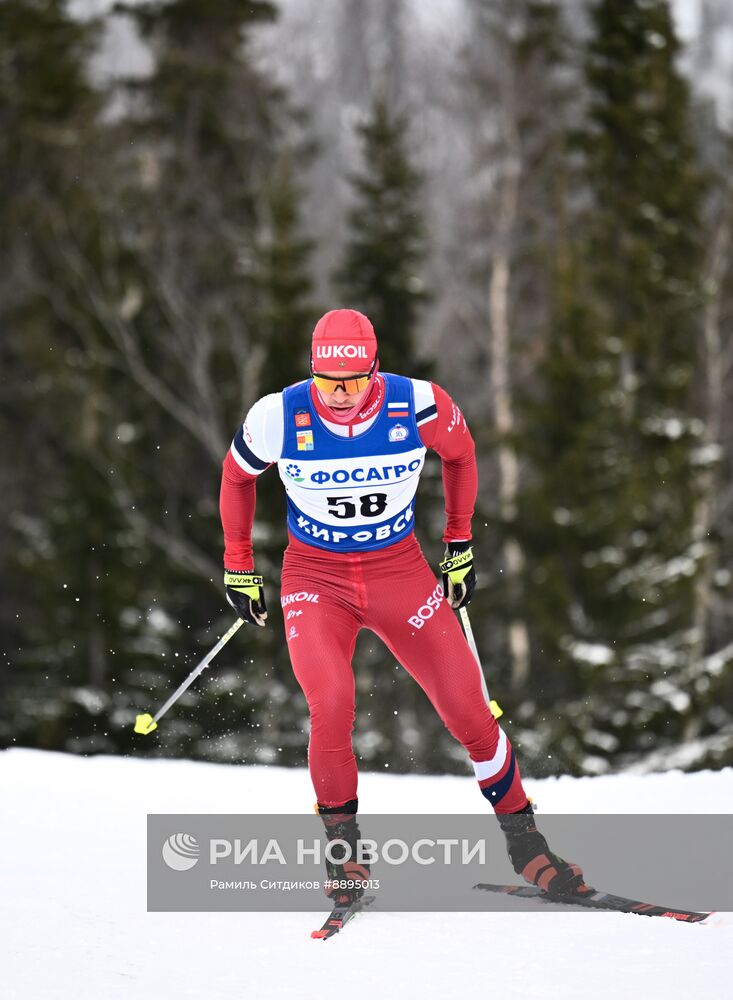 Лыжные гонки. Финал Кубка России. Мужчины. Свободный стиль