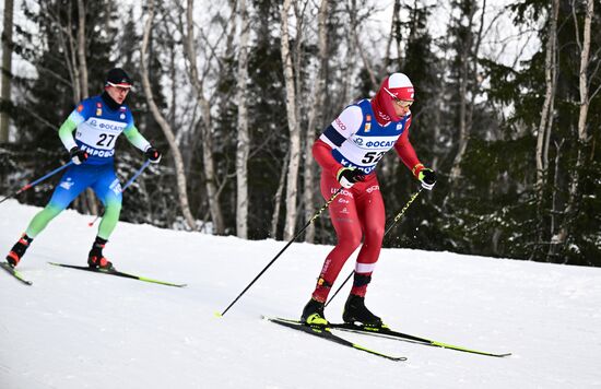 Лыжные гонки. Финал Кубка России. Мужчины. Свободный стиль 