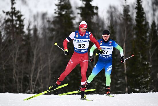 Лыжные гонки. Финал Кубка России. Мужчины. Свободный стиль 
