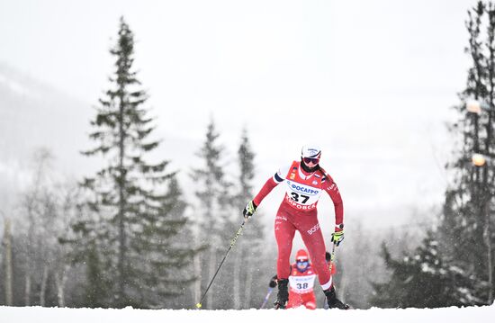 Лыжные гонки. Финал Кубка России. Женщины. Свободный стиль